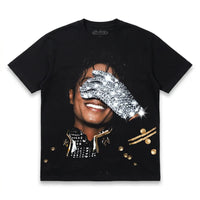 King of Pop Rhinestone Tee